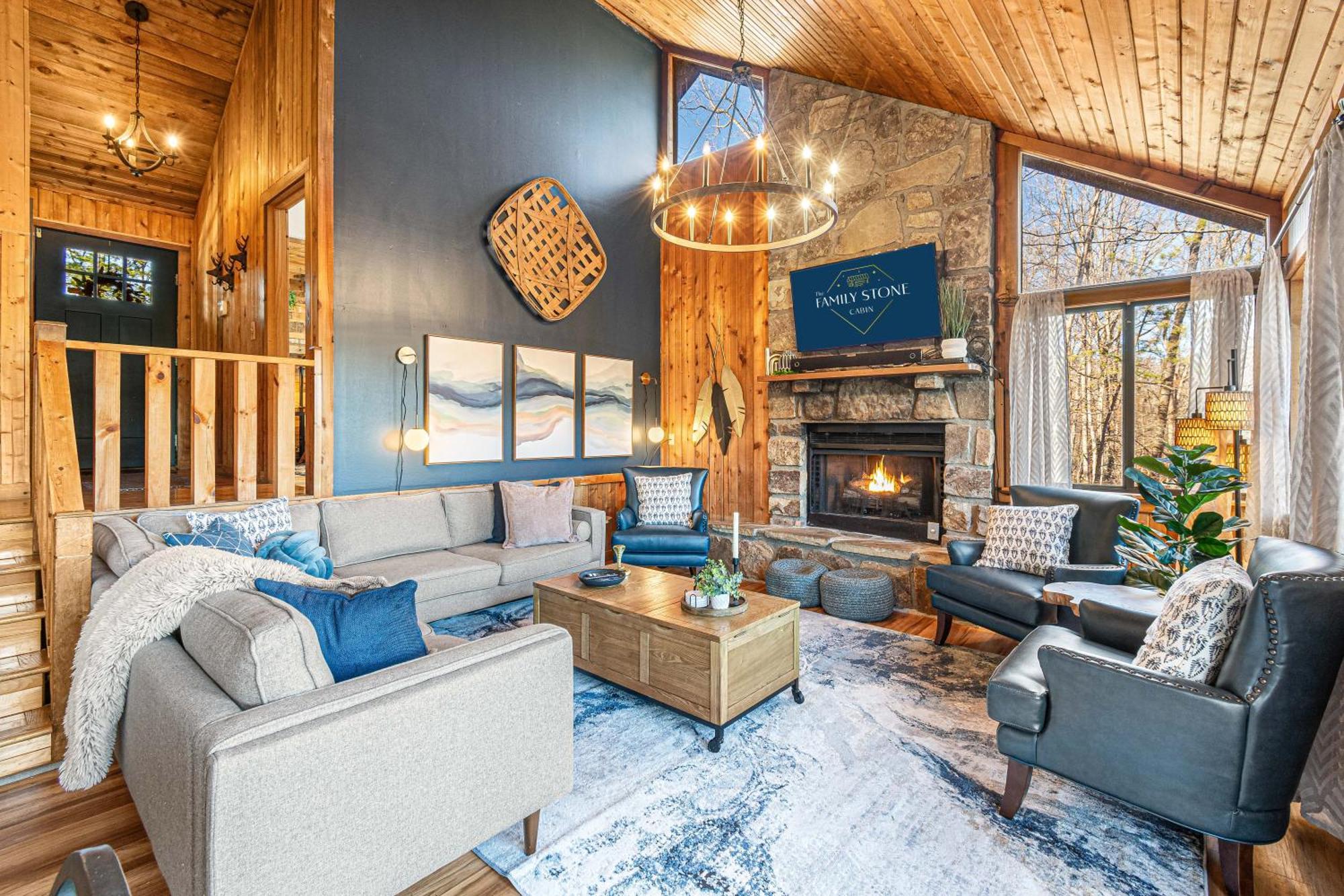 The Family Stone Luxe Cabin Sleeps 12 Hot Tub Dogfriendly Dollywood Піджен-Фордж Екстер'єр фото