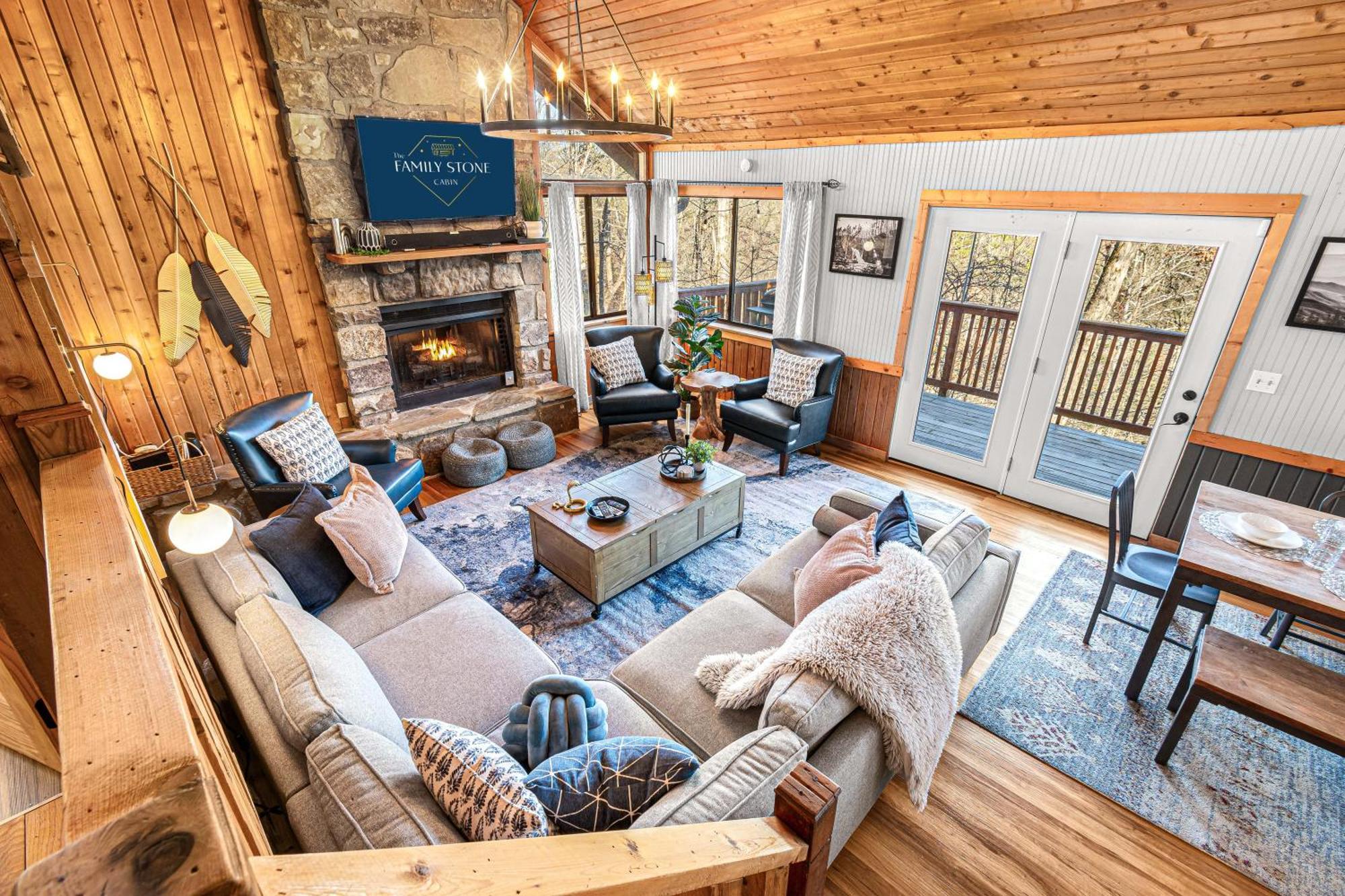 The Family Stone Luxe Cabin Sleeps 12 Hot Tub Dogfriendly Dollywood Піджен-Фордж Екстер'єр фото
