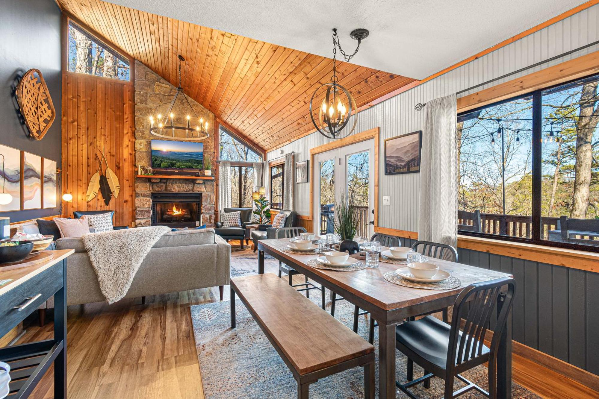 The Family Stone Luxe Cabin Sleeps 12 Hot Tub Dogfriendly Dollywood Піджен-Фордж Екстер'єр фото